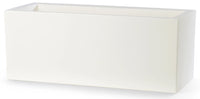Vaso 100x40x40cm in Resina Tulli Schio Cassa Essential 100 Bianco