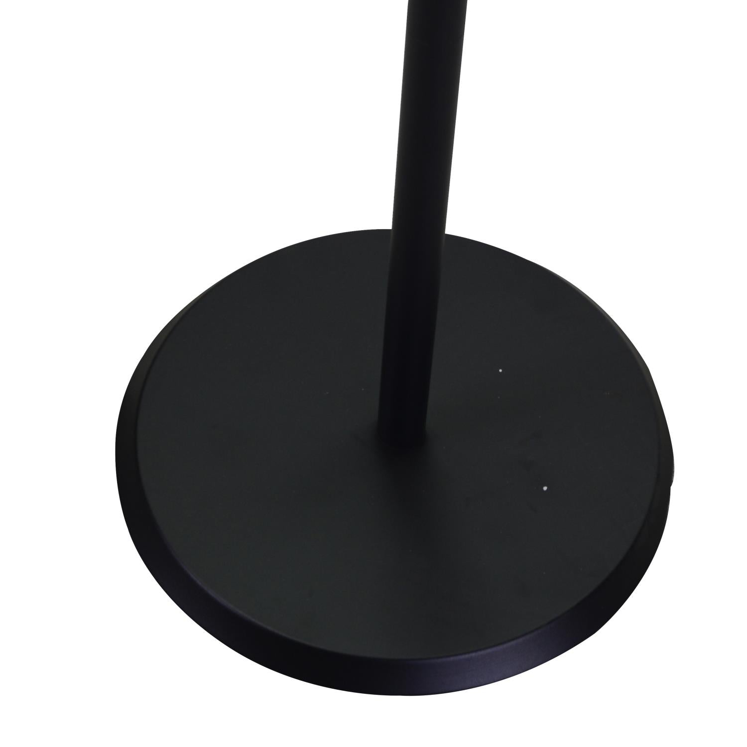 Stufa Elettrica ad Infrarossi da Esterno Ø50xh205 cm 1500W in Alluminio e Acciaio Nero