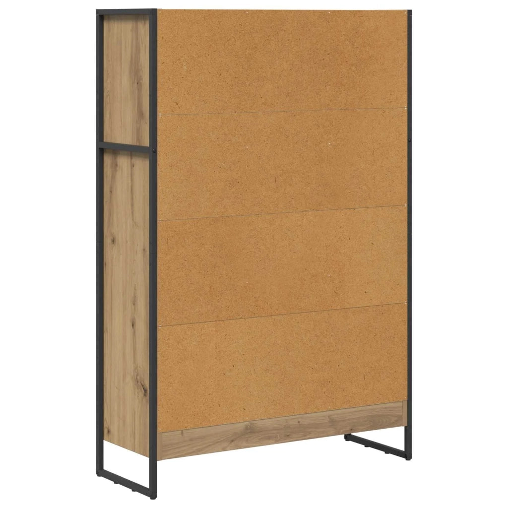 Armadio per Libri Rovere Artigianale 80 x 30 x 121 cm 886419