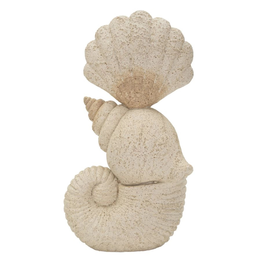 Scultura Mare, Beige, Poliresina, 17,2x10x30,2 cm