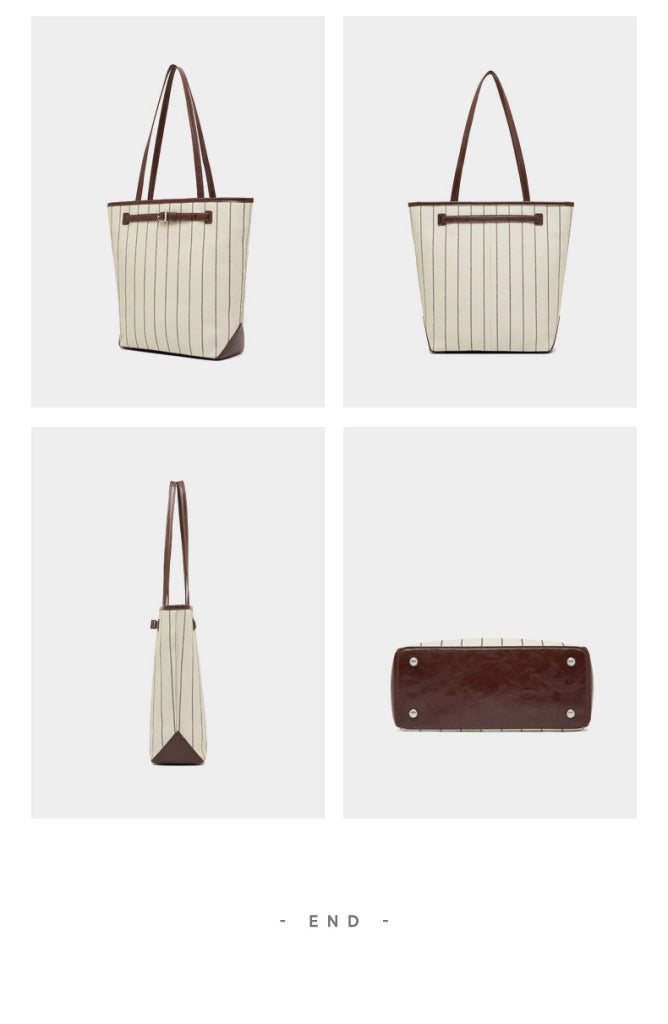 Borsa tote Lazy Style in vera pelle bianca