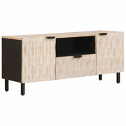 Mobile TV con cassetto Finitura Bianco Lavato 105 x 33 x 46 cm