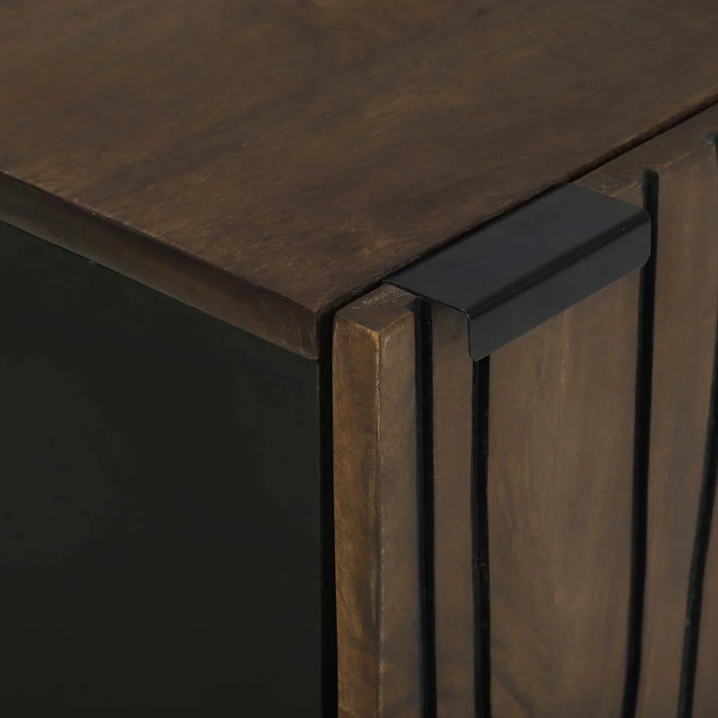 Mobile Lavabo | Armadio per Lavabo da Bagno con porta Noce 38 x 33,5 x 58 cm