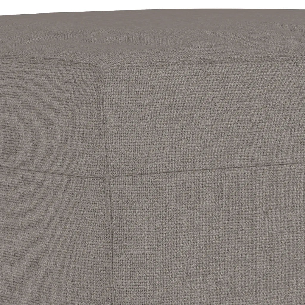 Set di Divani 4 pz con Cuscini Tortora in Tessuto