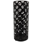 Portaombrelli tondo in metallo nero d20x50h