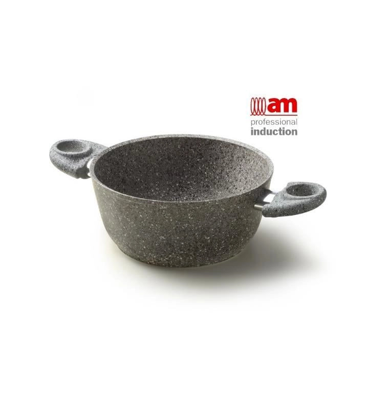 Casseruola Antiaderente ad Induzione Cuore di Pietra 28 cm