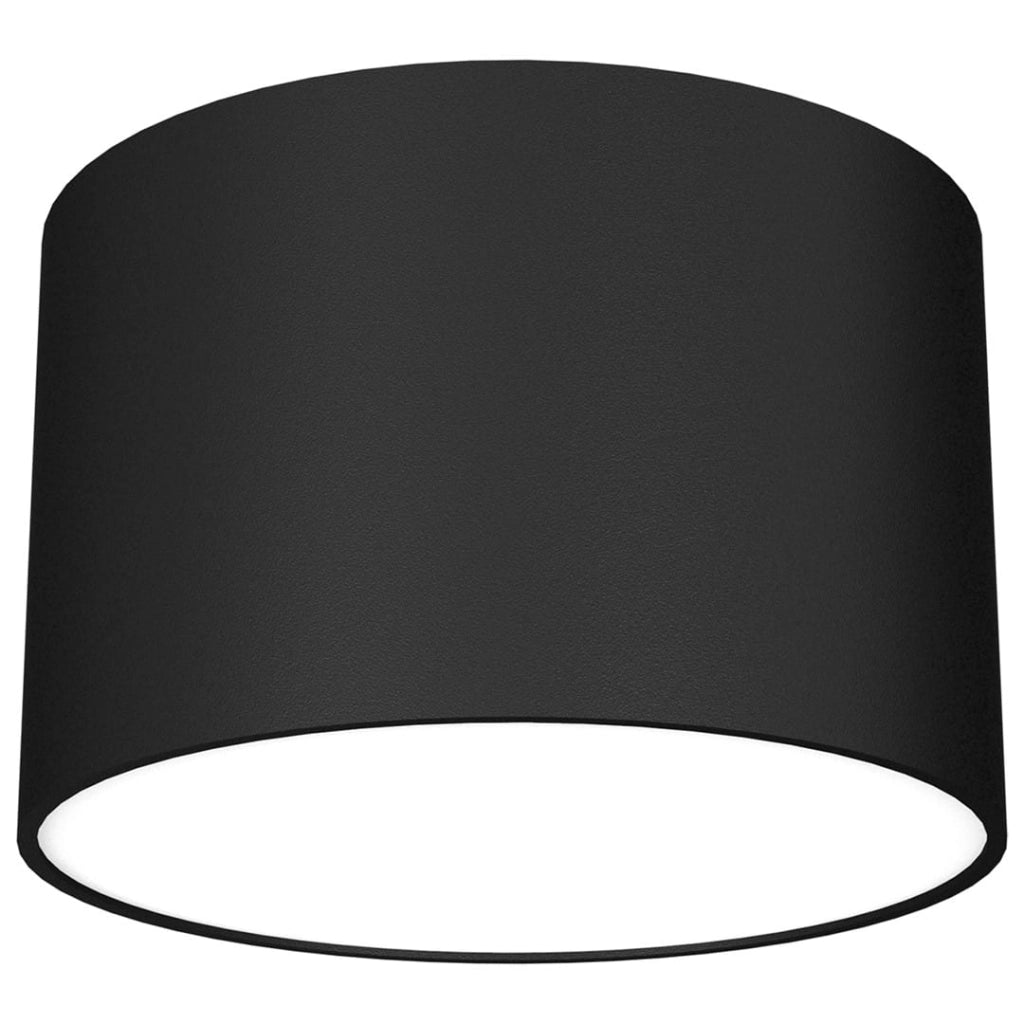 Plafoniera tonda in metallo DIXIE Milagro nera GX53 1x20W