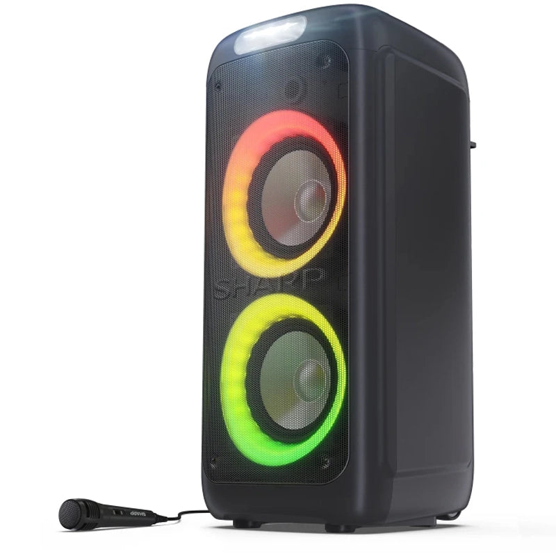 SHARP XPARTY STREET BEAT (PS-949) -  SPEAKER BLUETOOTH PORTATILE TWS - 260W - USB - AUX - GIOCO LUCE LED RGB