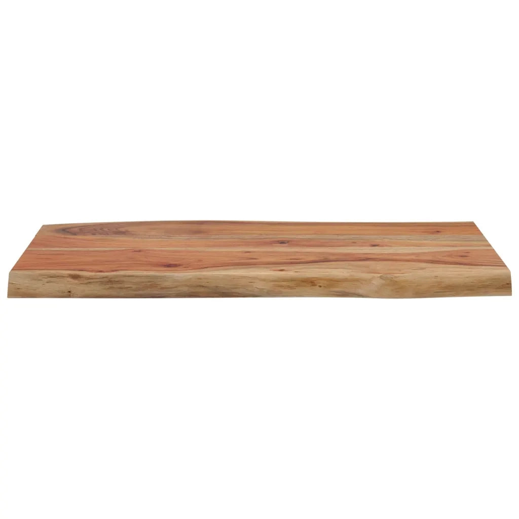 Piano Tavolo | Superficie Tavolo | Piano Scrivania 70x40x2,5 cm Rettangolare Legno Acacia Bordi Vivi