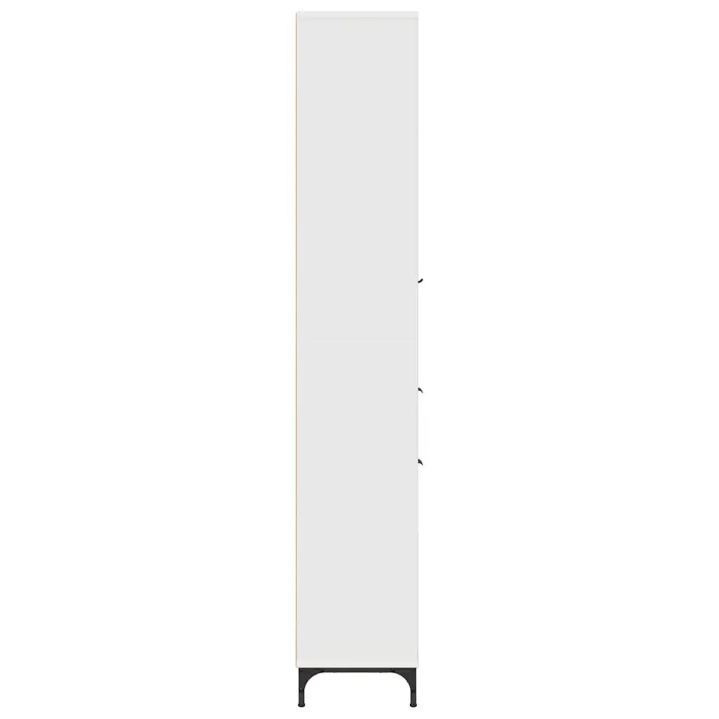 Mobile da Bagno con cassetto Bianco 31,5 x 33 x 190 cm 883404