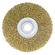 SPAZZOLA CIRCOLARE PER MOLA ø mm 200 - kit fori da mm. 16 a 25  - SIT