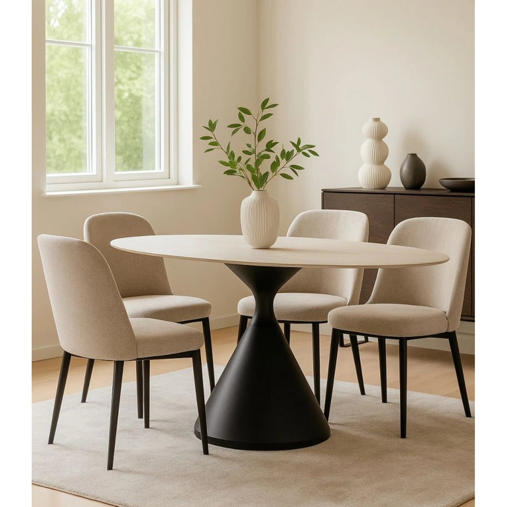Tavolo VKH893, Nero, MDF, 180x90x76 cm