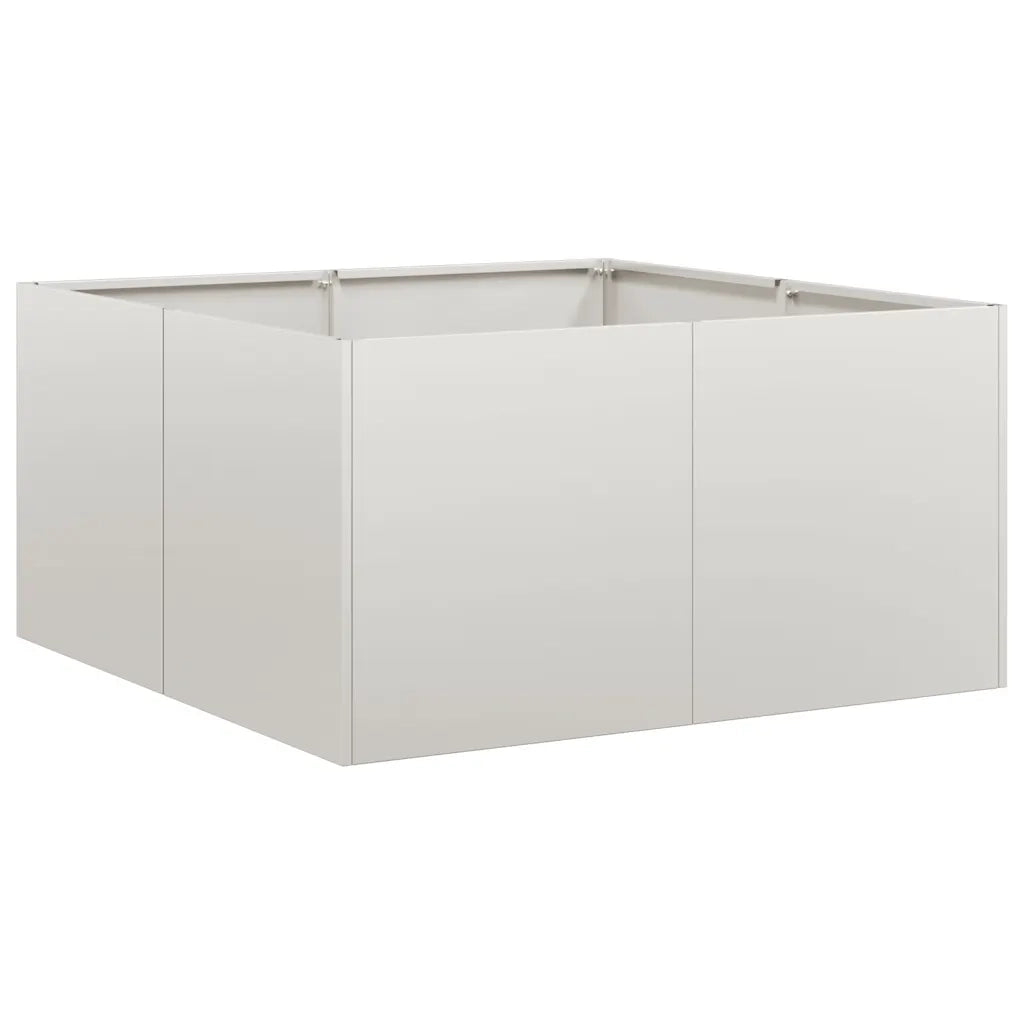 Fioriera | Cassetta per fiori | Vaso 80x80x40 cm in Acciaio Corten