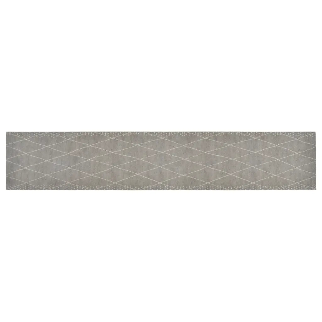 Tappeto da Cucina Lavabile Rombi 60x300 cm Velluto