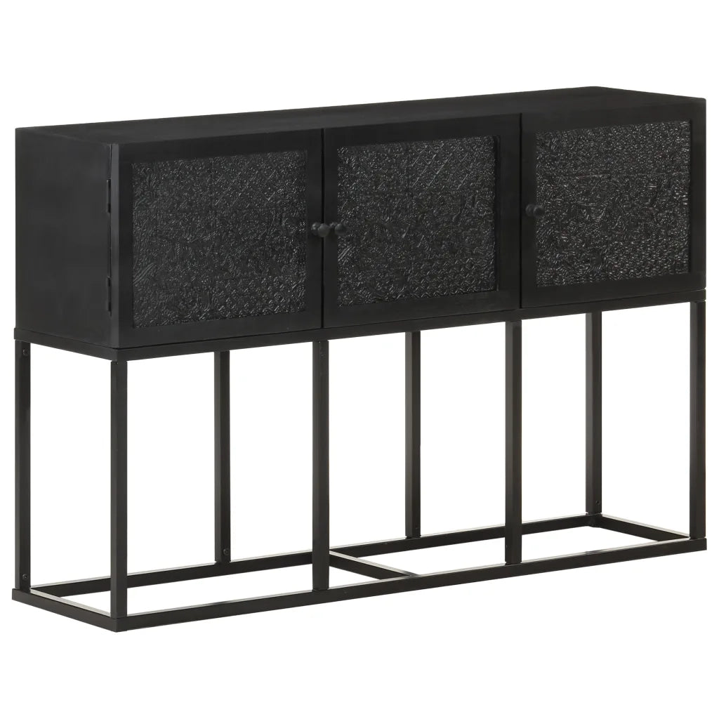 Credenza | Madia | Buffet da pranzo | Armadio da pranzo 115x30x76 cm in Legno Massello di Mango