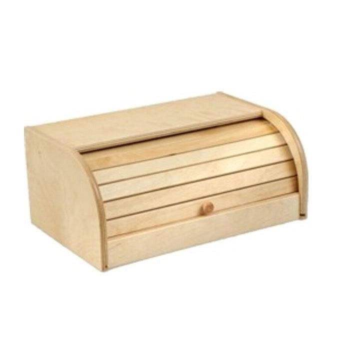 Portapane in legno di pino con serrandina Cm 39X25 H 17