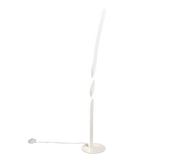Piantana LED, metallo, bianco, H 110 cm, Ginko