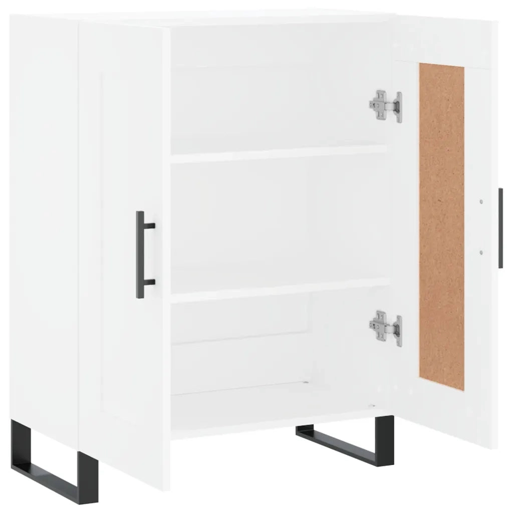 Credenza Bianca 69,5x34x90 cm in Legno Multistrato 830220
