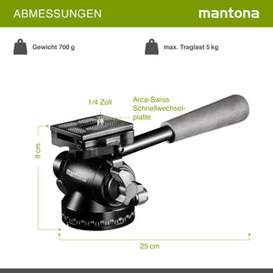 Mantona Pan 360 video panhead