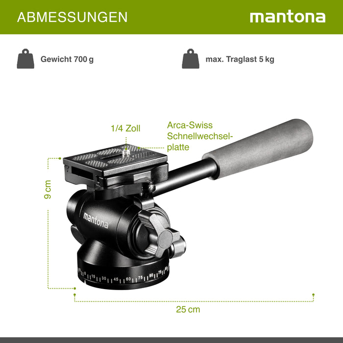 Mantona Pan 360 video panhead