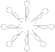 Fermo Rettificatore 1x18mm - Acciaio Verniciato - R-type Spatola a Quarti - 50 Pezzi - Utilizzo Industriale - Utile per la Sostituzione - Fermo Rettificatore