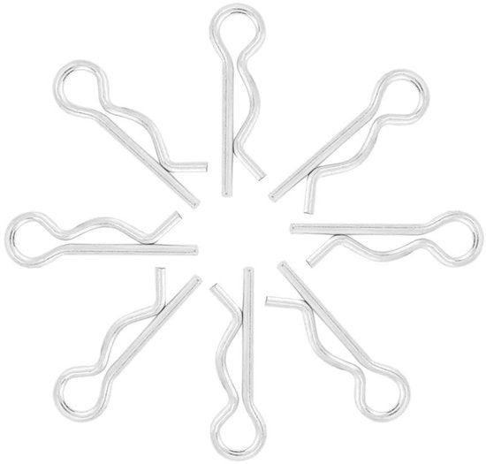 Fermo Rettificatore 1x18mm - Acciaio Verniciato - R-type Spatola a Quarti - 50 Pezzi - Utilizzo Industriale - Utile per la Sostituzione - Fermo Rettificatore