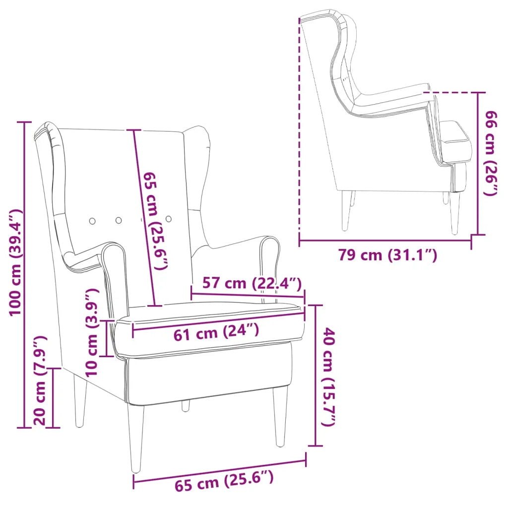 poltrona Verde Scuro Tessuto 42029886