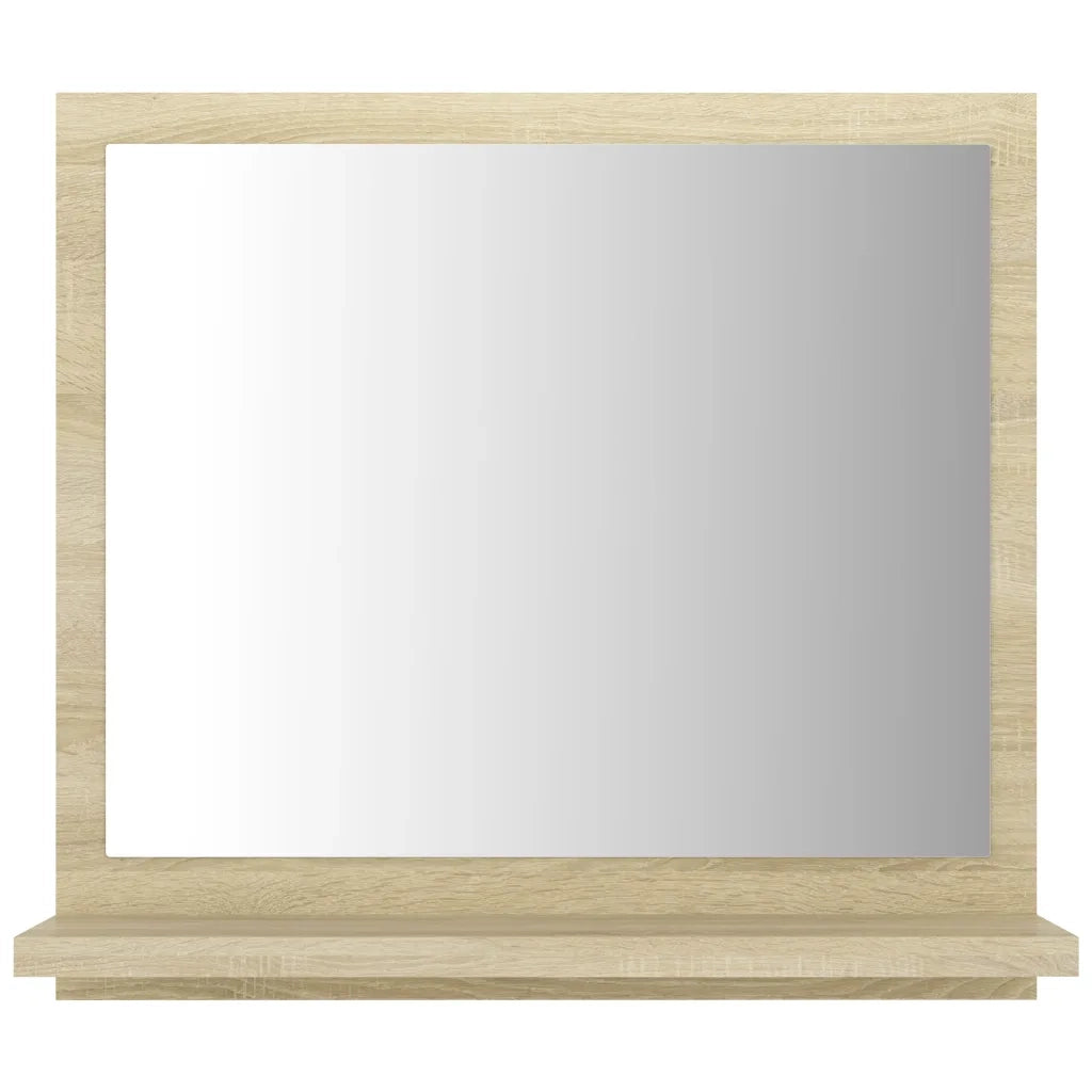 Specchio da Bagno Rovere Sonoma 40x10,5x37 cm Legno Multistrato 804556