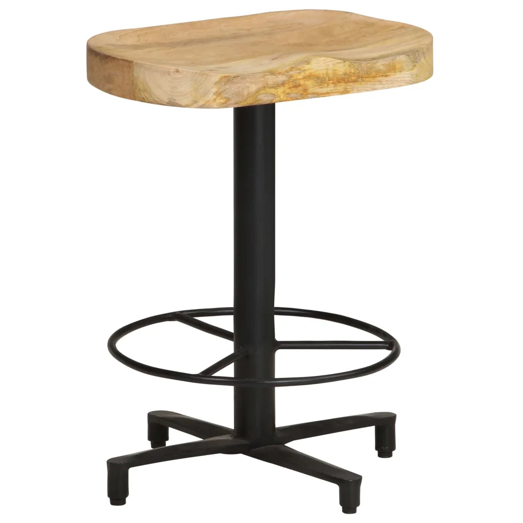 Sgabelli da Bar 2 pz 52 cm in Legno Massello di Mango 321966