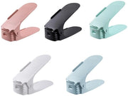 Raccoglitore di Scarpe Bifacciale - Raccoglitore di 5 Pezzi - Adattabile - Leggero - Duraturo - Ecosostenibile - Elevatore di Scarpe