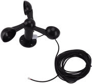 Sensore di Anemometro 3 canali - Detezione della Velocità del Vento - Impermeabile - Installazione Facile - Antinterferenza - Misura 360 gradi - Misuratore della Velocità del Vento