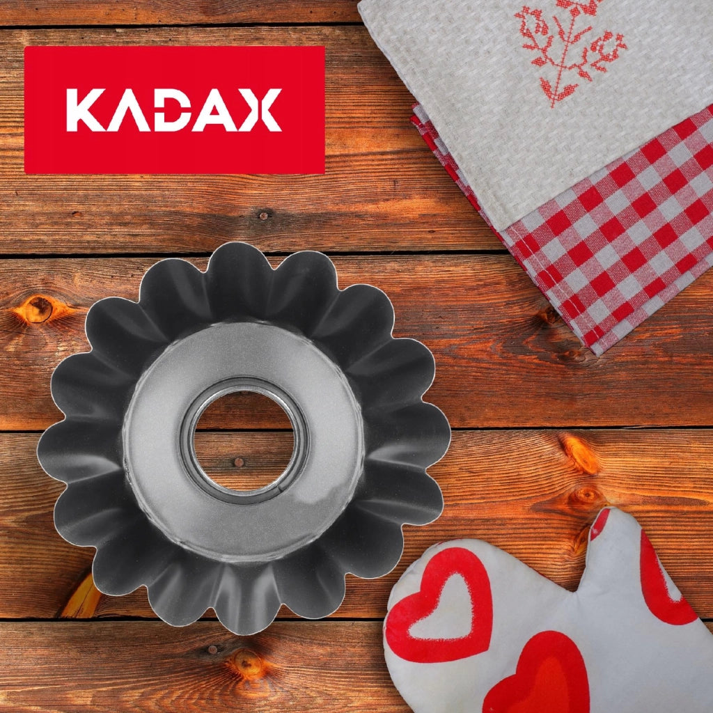 Teglia da forno antiaderente KADAX con camino, 25 cm