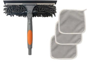 Kit per pulire vetri con 1 set di 3 spugne