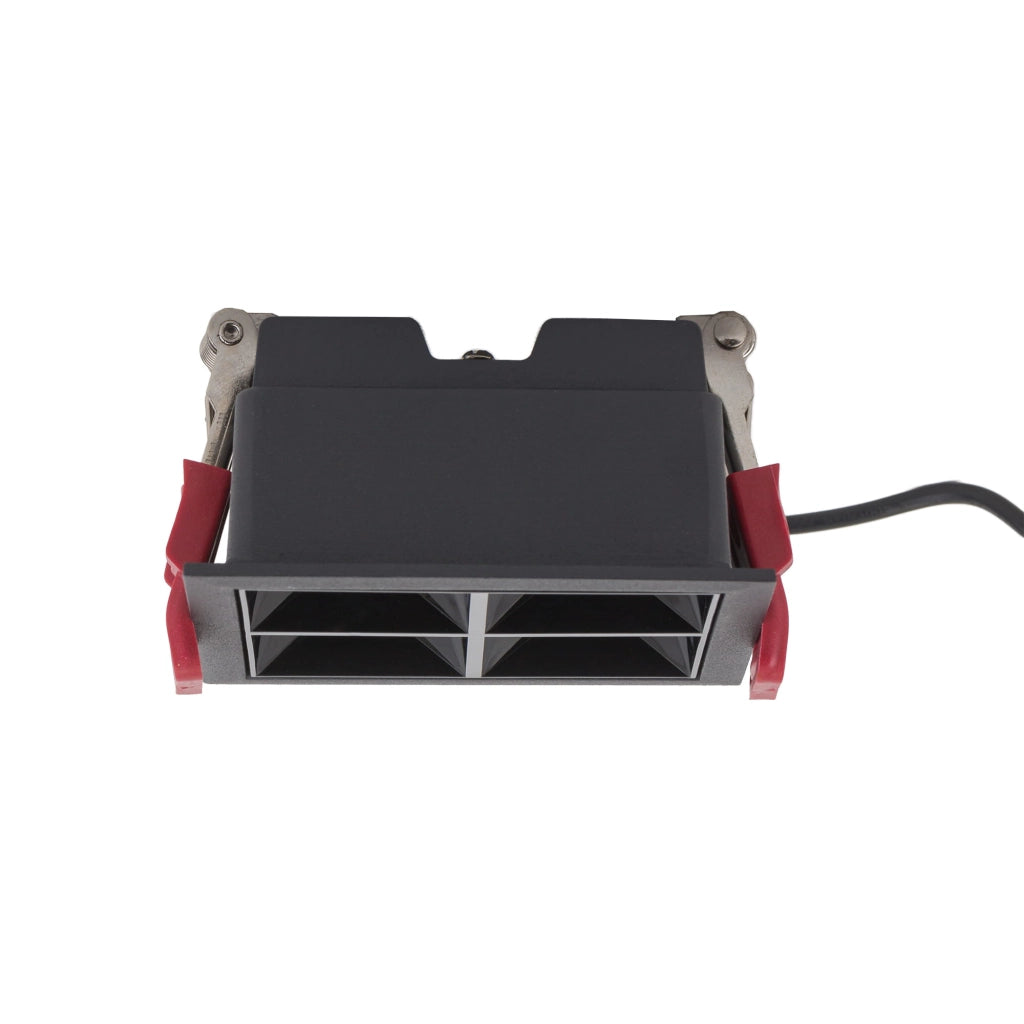 Faretto incasso quadrato LED 16W 4000K nero Nowodvorski
