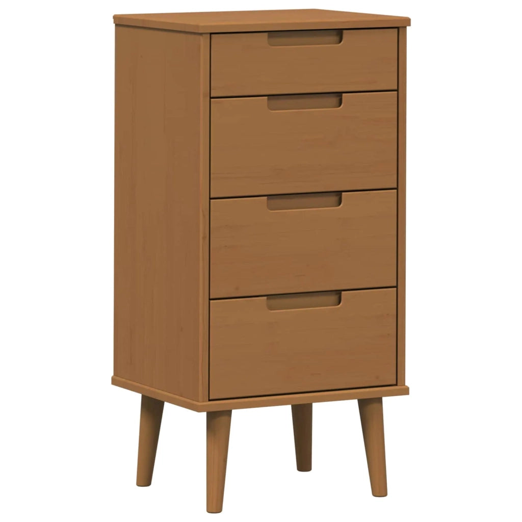 Cassettiera MOLDE Caramello 40 x 35 x 82 cm 42020934