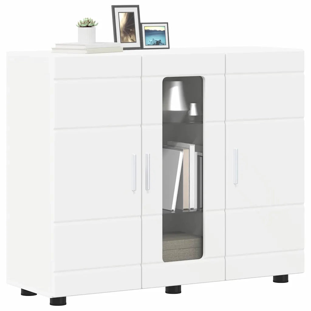 Credenza-Buffet-Armadio da cucina Bianco 55,5 x 29 x 100 cm Legno multistrato
