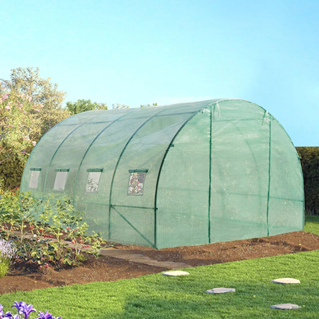 IDMarket - Serra tunnel di giardinario 12 m² verdi ZEBRA 4x3M