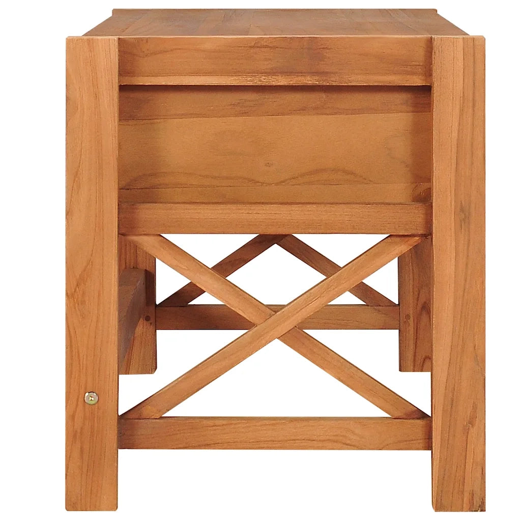 Mobile TV 100x40x45 cm in Legno di Teak 325266