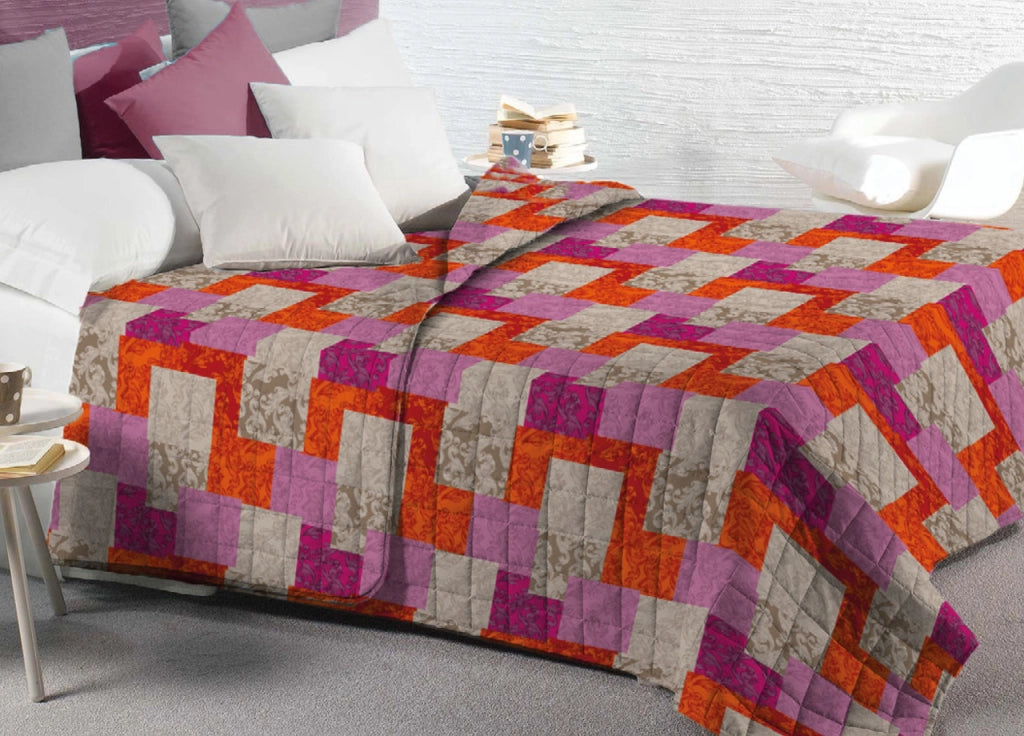 Quilt Trapuntino Piumino Estivo 100gr/mq Microfibra Bea Varie Fantasie - Singolo - DIS.7
