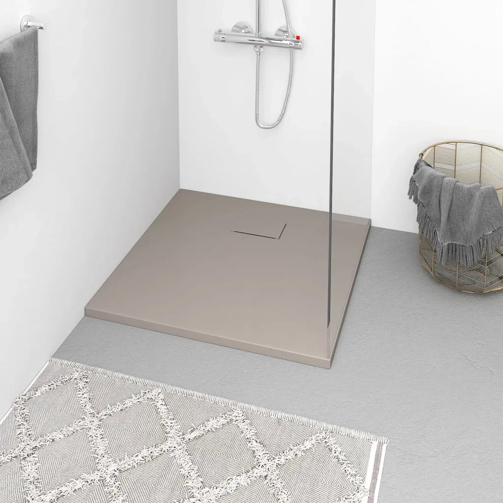Piatto Doccia in SMC Marrone 90x90 cm 148925
