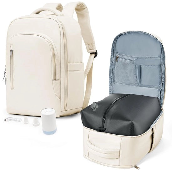 Borsa a vuoto per viaggio da donna, zaino a vuoto con sistema di aspirazione per viaggi, borsa a vuoto per viaggi con pompa impermeabile