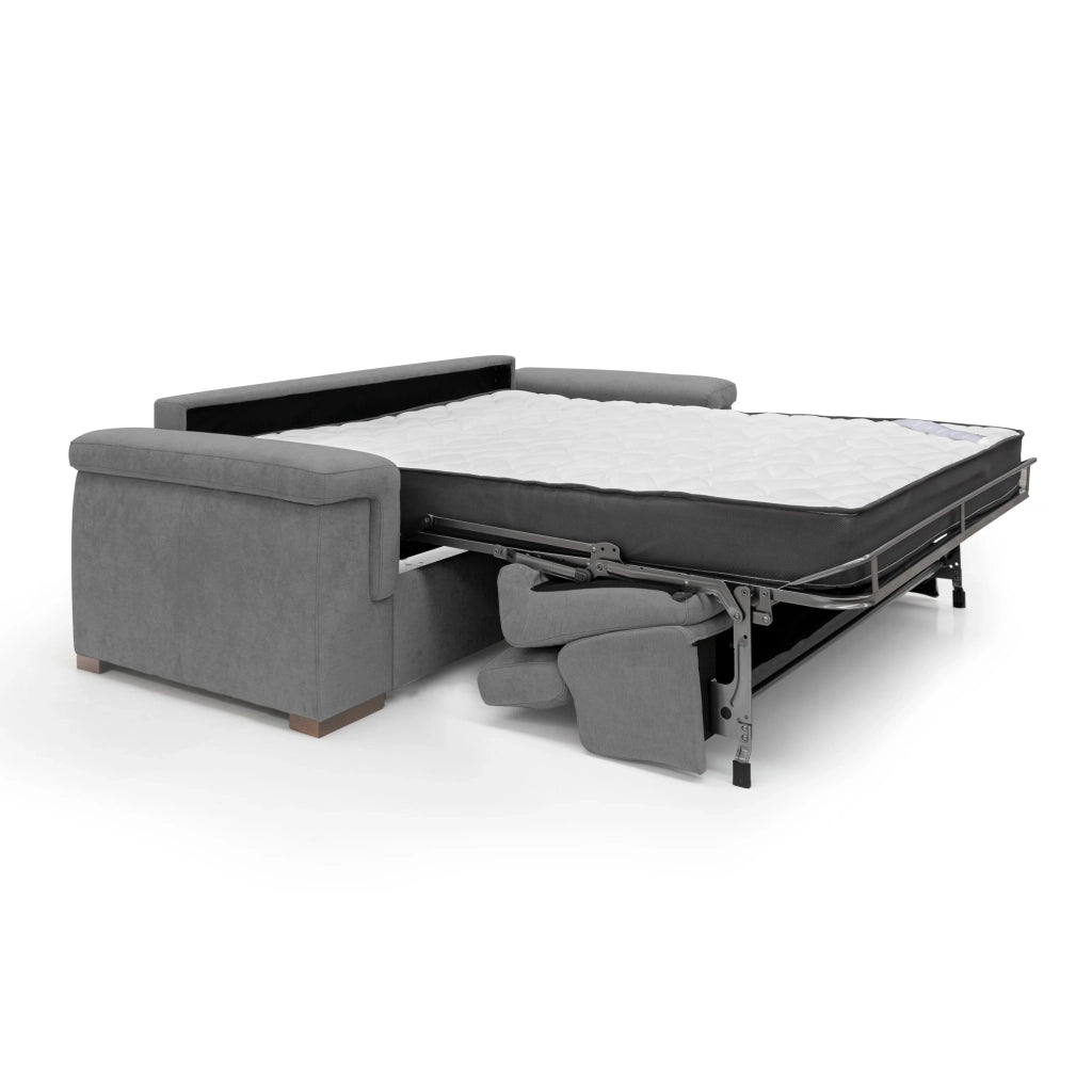 Giunone Divano letto mat. H18 240 cm (mat. 160x197 cm) grigio
