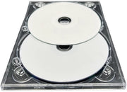 Cassetto per DVD - 10 x Cassetto per DVD - Materiale Brillante e Chiaramente Visibile - Prodotto di Alta Qualità - Tieni 2 Disco - L'ingresso Flessibile - Supporto per DVD
