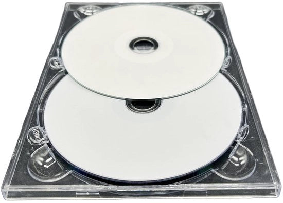Cassetto per DVD - 10 x Cassetto per DVD - Materiale Brillante e Chiaramente Visibile - Prodotto di Alta Qualità - Tieni 2 Disco - L'ingresso Flessibile - Supporto per DVD