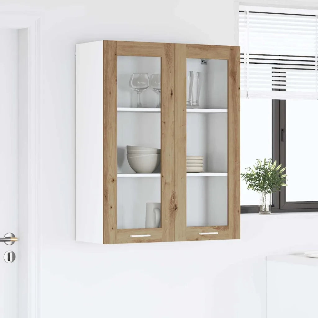 Armadio pensile con porta Rovere artigianale 80 x 31 x 100 cm