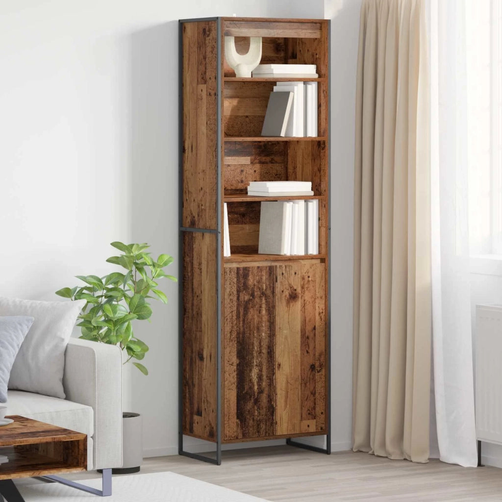 Credenza | Armadi alti Legno vecchio 60 x 36 x 200 cm Legno multistrato