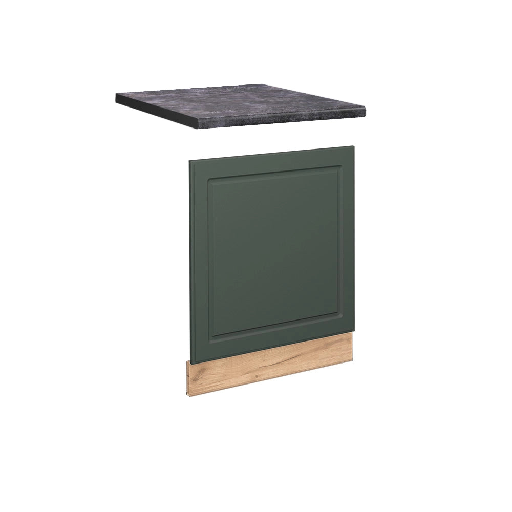 Pannello frontale Fame-Line Verde-oro rustico/Rovere dorato 60 cm, PL Antracite Vicco
