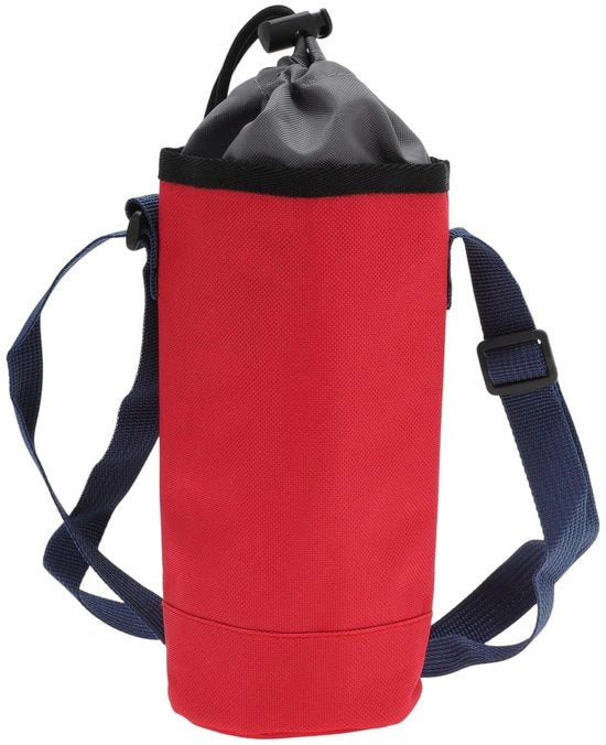 Borsa isolata a tre strati - contenitore acqua - resistente allo shock - cinturino regolabile - portatile - 25 x 9 cm - contenitore bottiglia