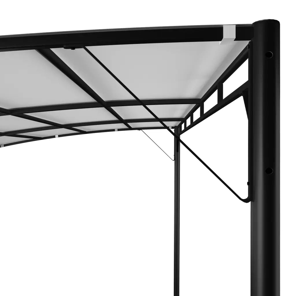 Tenda Parasole da Giardino 4x3x2,55 m Crema 47976