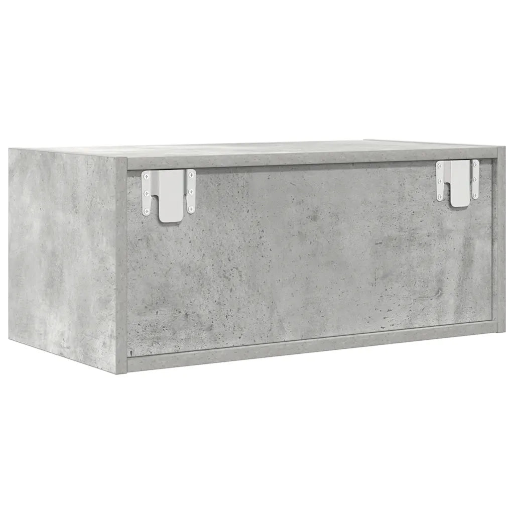 Mobile per TV Grigio Cemento 60x31x25,5 cm Legno Multistrato